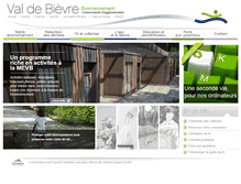 Tablet Screenshot of environnement-valdebievre.fr